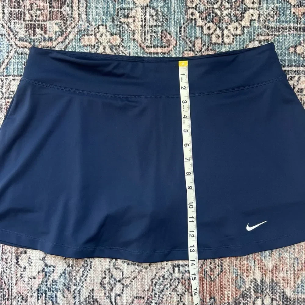 Nike Navy Blue Dri-Fit Skort Size XL Tennis Pickleball Golf Athletic Skirt Short